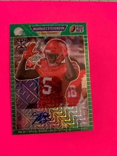 2021 PRO SET LEAF ROOKIE MARQUEZ STEVENSON GREEN MOJO REFRACTOR AUTO 1/10