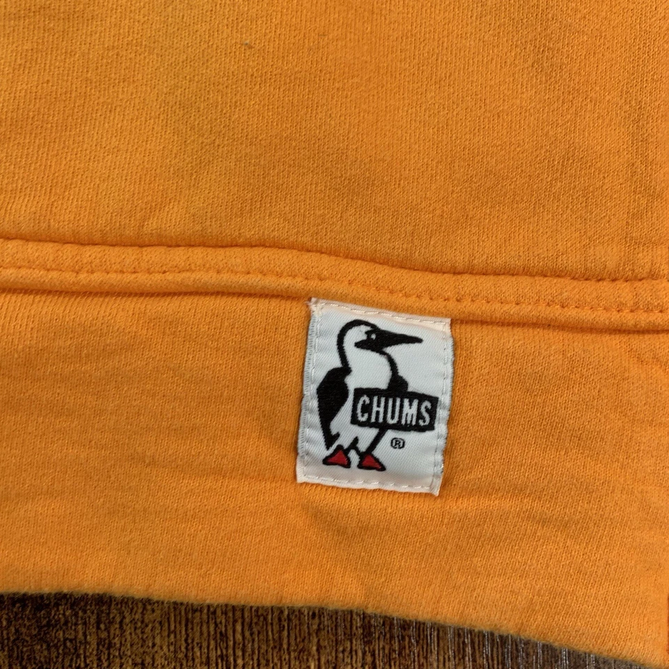Sudadera CHUMS Hello Wear Hurricane con botones pequeña naranja Foto 3 de 4