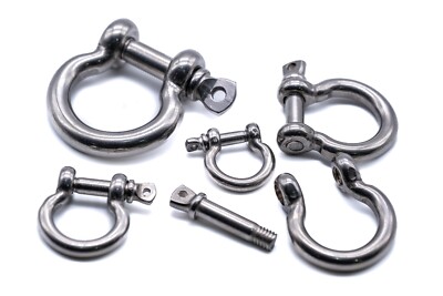 Bügelschäkel Takelage Marine Edelstahl 316 A4 Schäkel 4mm 5mm 6mm 8mm 10mm