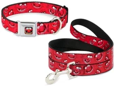 Buckle Down Seatbelt Dog Collar or Leash - ANIMAL Muppets Drummer - Made in USA