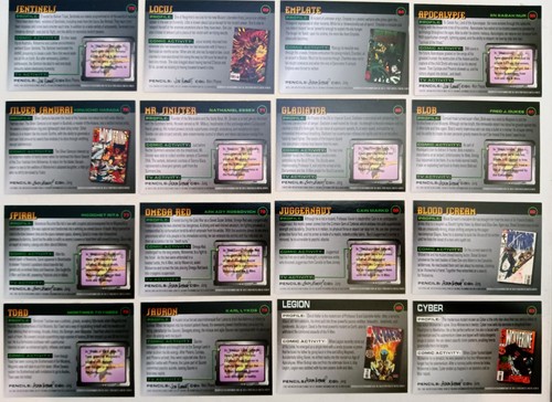 Fleer Ultra X-Men 1996 Super Villains conjunto de 16: #59-79 no consecutivo - Imagen 2 de 2