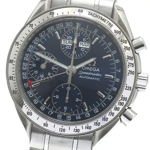 OMEGA Speedmaster 3523 80 Triple Calendar Blue Dial Automatic Men s omega-speedmaster-3523-80-triple-calendar-blue-dial-automatic-men-s