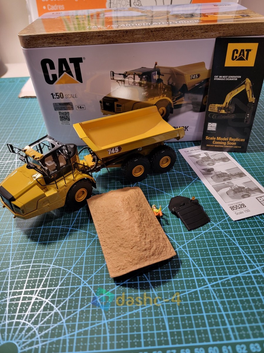1/50 SCALE CATERPILLAR CAT 745 ARTICULATED TRUCK By DIECAST 1/50 SCALE CATERPILLAR CAT 745 ARTICULATED TRUCK By DIECAST