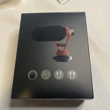 KraftGeek Video Microphone  Black Brand New Compatible With Smart Phones Laptops