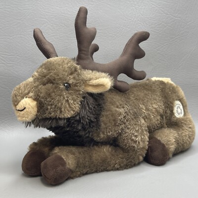 Realistic Elk Plush Toy Recycled The Petting Zoo! 12