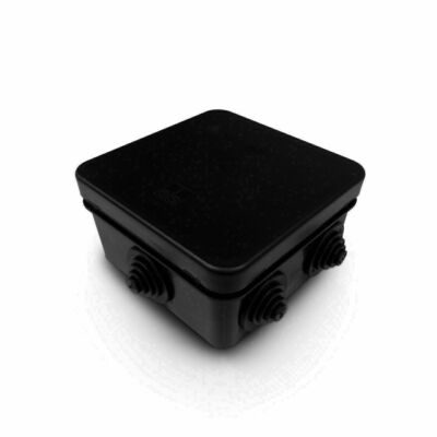 Wetterfeste Abzweigdose Gehäuse IP55 wasserdicht schwarz für 85x85x50 Elektro CCTV