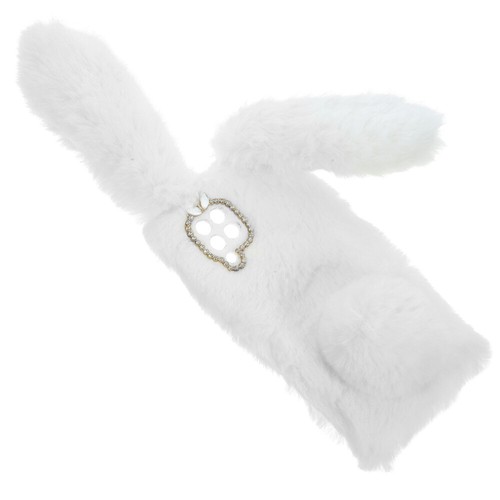 Furry Rabbit Phone Case Adorable Plush Phone Protector Compatible for A42 5G - 第 2/12 張圖片