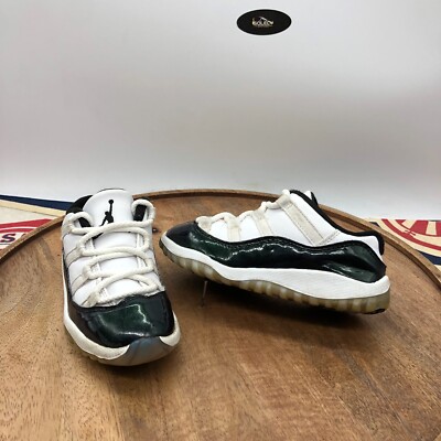 Nike Air Jordan 11 Retro Low TD 'Emerald' 505836-145 Black White