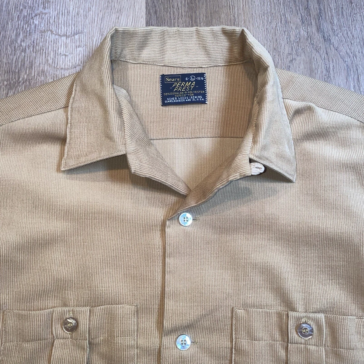 Corduroy Vintage Casual Shirts for Men for sale | eBay