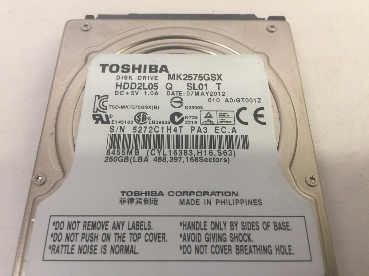 Toshiba 250GB SATA 2.5