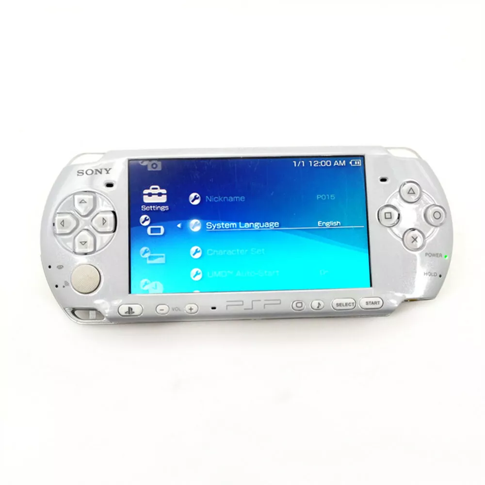 Retrofit Sony PSP 3000 Handheld PSP System Game Console-Clear White Color