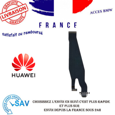 Connecteur De Charge (Port) D'Origine Pour Huawei P20 Pro - Pièce Démontée, Testée Et Garantie - Noir