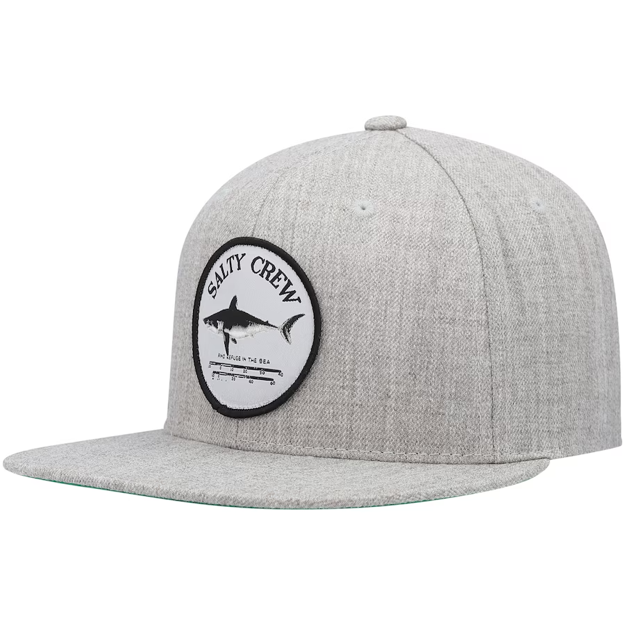 Salty Crew Oatmeal Bruce Panel Cap Grey Snapback NWT