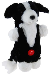 border collie puppet