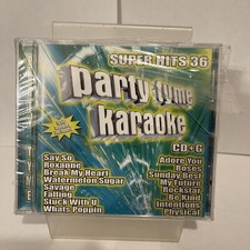 Party Tyme Karaoke - Super Hits 36 2020, CD G New Cracked Case