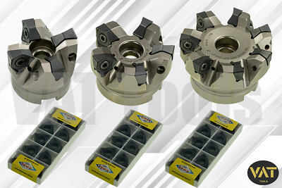 10x ERAX WNMU080608GM ER3025 + 90° Planfräser D50mm,63mm oder 80mm mit IK 