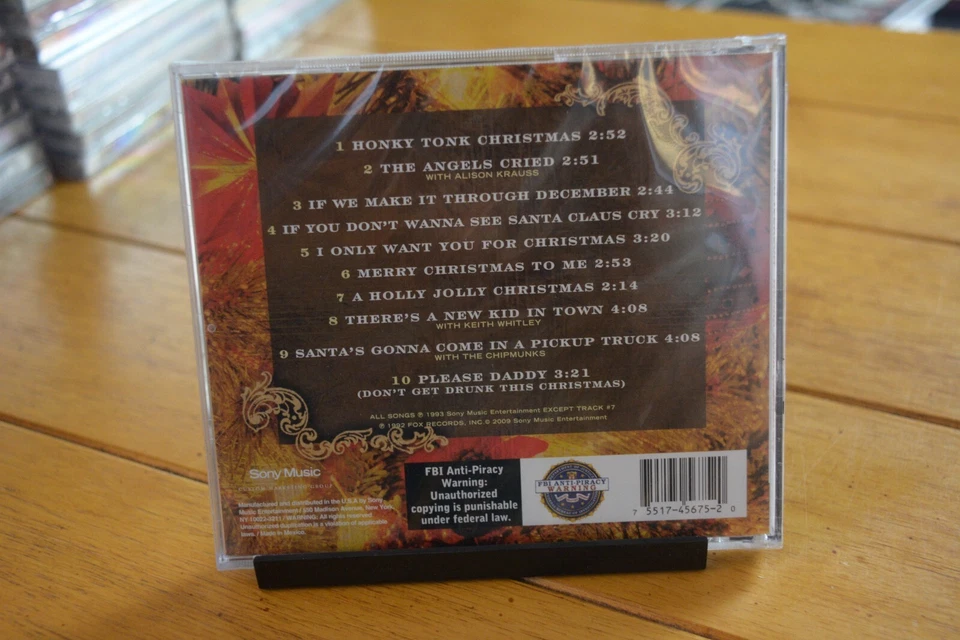 ALAN JACKSON CD "HONKY TONK CHRISTMAS" [NEW] 2009 SONY MUSIC [145] Foto 2 de 4