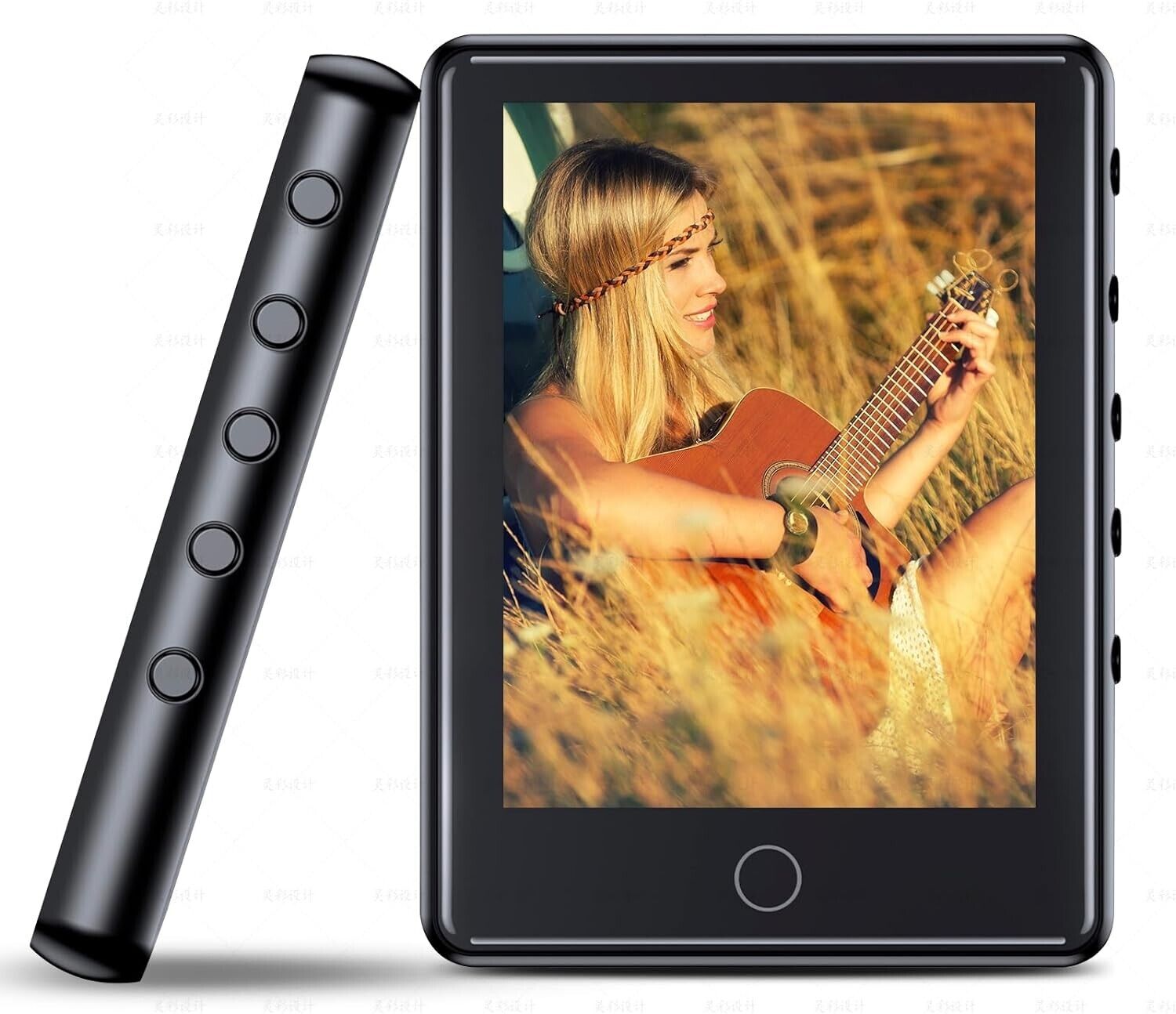 96GB MP3 Player with Bluetooth 5.1, AGPTEK 2.8 Curved Screen Music Player.Au|