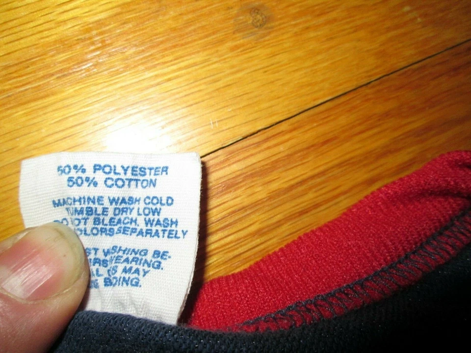 ADIDAS Authentic Vtg 80s Hockey Football Lacrosse Jersey durene t shirt L/XL USA - Image 4 of 4