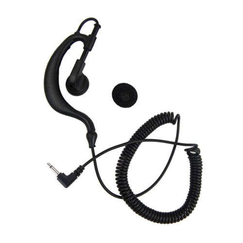 Jack 3,5 mm Listen Only In Ear Headset Słuchawki douszne do dwukierunkowych radia Słuchawki przewodowe - Zdjęcie 4 z 8