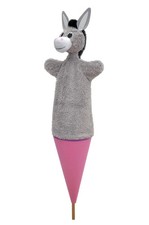 Esel 58cm 3in1 Tütenkasper Handpuppe Kasperletheater Tier