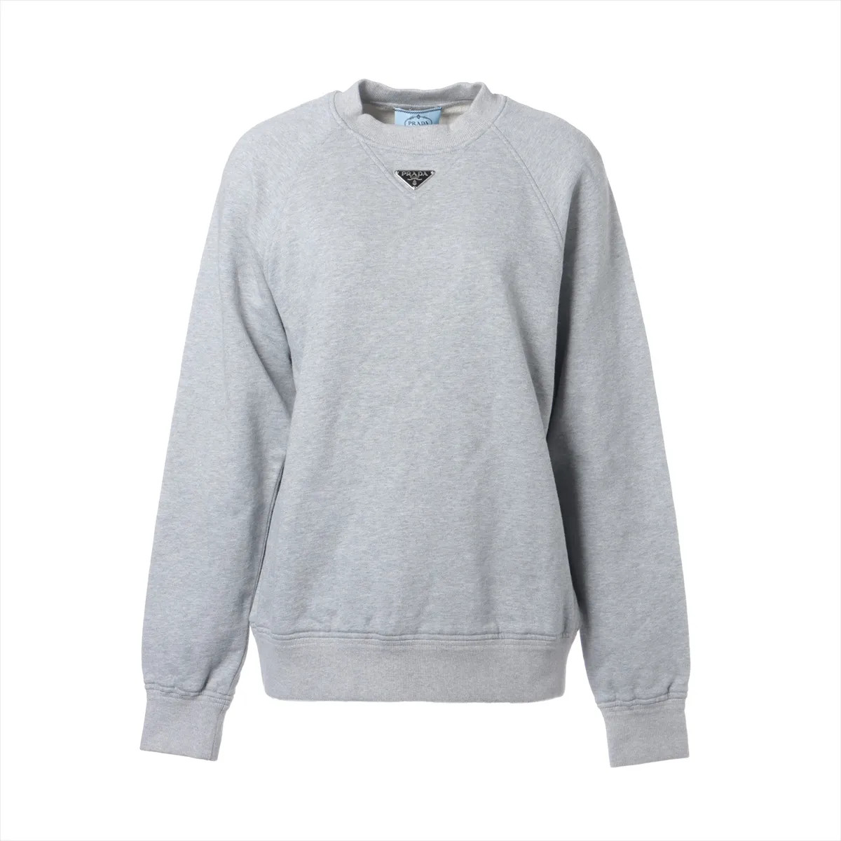 Prada Triangle logo 24 years Cotton Basic knitted… - image 1