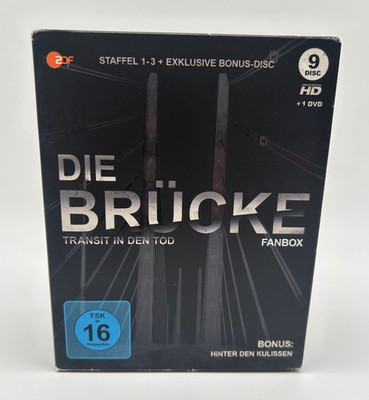 Die Brücke - Transit in den Tod - Fanbox Staffel 1 2 3 Blu-Ray + Bonus DVD