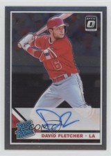 2019 Panini Donruss Optic Rated Rookie Signatures David Fletcher Auto 0o9