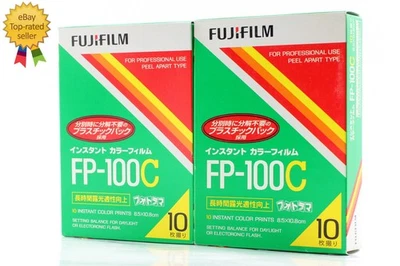 2 packs [inutilisés] Fujifilm FP-100C Instant Color Pack Film EXP 02/2009... - Photo 1/4