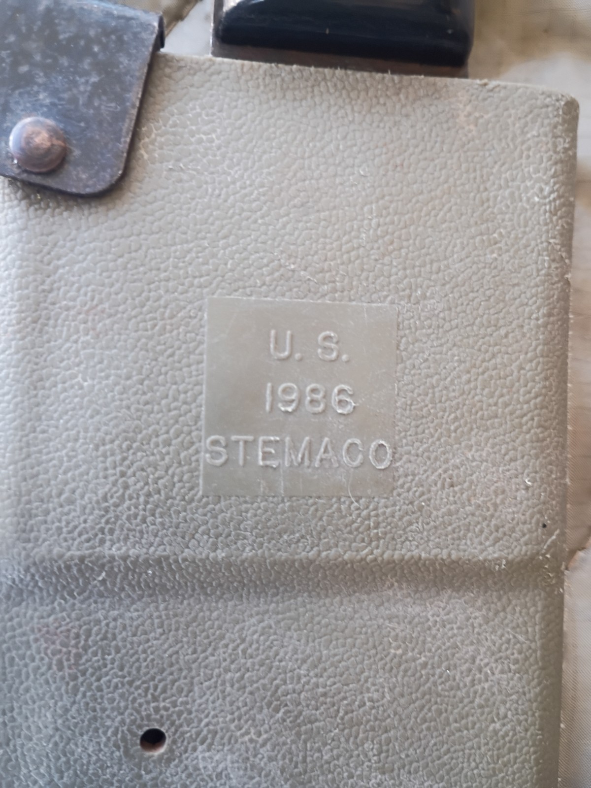 1960s U.S MILITARY Ontario Knife Co. Machete W/1986 Stemaco Sharpening Sheath