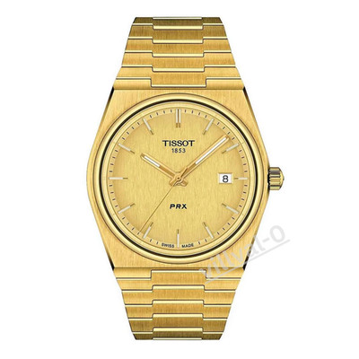 Tissot PRX Men's Gold Watch - T137.410.33.021.00 Brand New