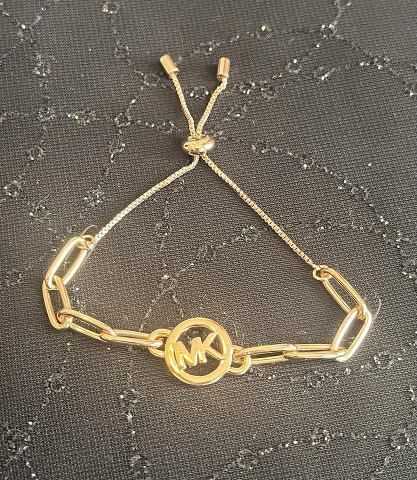 Pulseira corrente logotipo ouro Michael Kors - Imagem 2 de 2