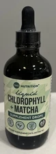 360 Nutrition Liquid Chlorophyll + Matcha Supplement Drops 4 oz. Exp: 08/27 New