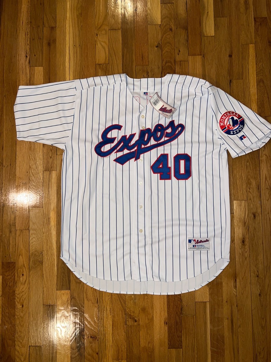 BARTOLO COLON Authentic Russell Athletic MONTREAL EXPOS Jersey 52