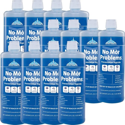 #ad United Chemical No Mor Problems Preventative Algaecide 32 oz 12 Pack $289.99