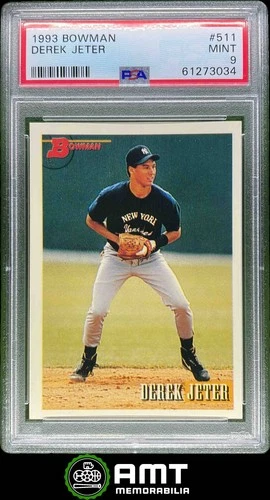 61273034 1993 Bowman #511 Derek Jeter New York Yankees PSA 9