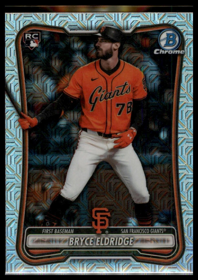 2026 Bowman #58 Bryce Eldridge Chrome Mojo Refractors