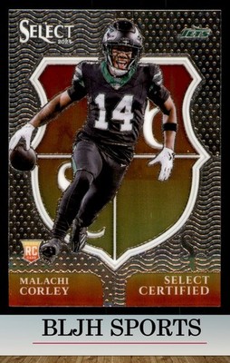 2024 Panini Select #24 Malachi Corley New York Jets RC (1C6)