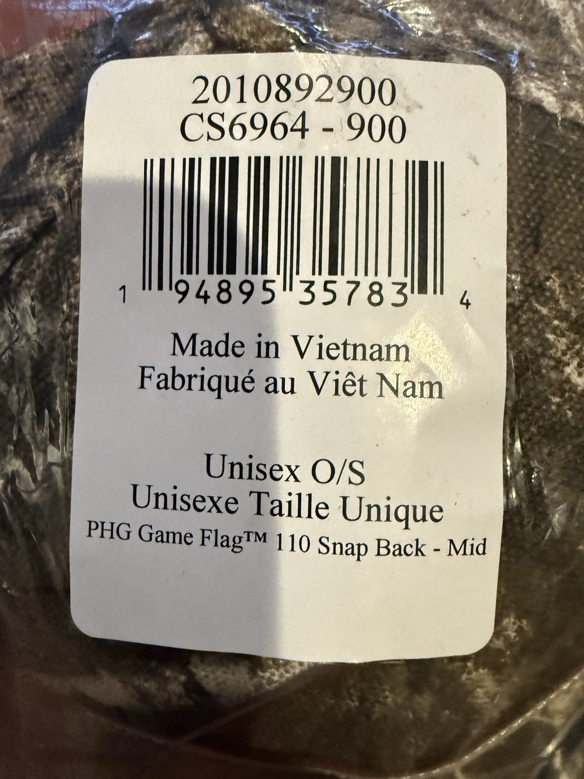 Columbia PHG Game Flag 110 Snap Back Mid-Crown RealTree CS6964-900