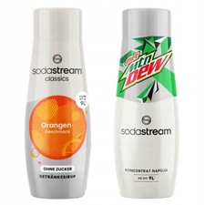 Sirop sans sucre SodaStream Orange Zero + Concentré Mountain Dew
