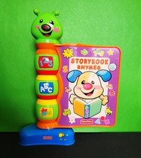 Fisher Price Laugh  Learn Storybook Rhymes Lights Sounds Book Interactive