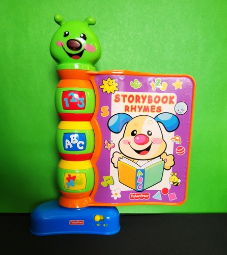 Fisher Price Laugh & Learn Storybook Rhymes Lights Sounds Book Interactive