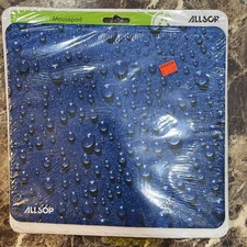 Allsop 30182 Naturesmart Mouse Pad Blue with Raindrops