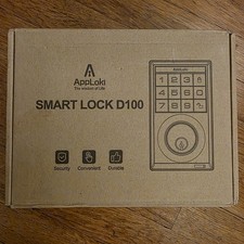 Keypad Deadbolt Lock, Auto Lock, Code Key Entry, Anti-Peep, Black. NEW