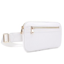 Vegan Leather Everywhere Fashion Waist Bag Fanny Pack Crossbody Bag Belt Bag ...