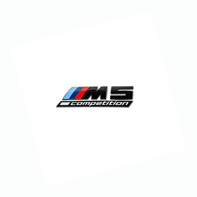 ORIGINAL BMW M Performance Schriftzug M5 Competition Hochglanz Schwarz