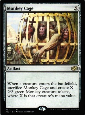 MTG TCG - Monkey Cage 787 Jumpstart 2022 - NM