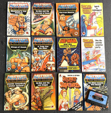 12 Vintage Ladybird He-man Master of the Universe and She-Ra books & Cassette
