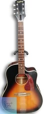 Guitarra electroacústica Epiphone J-45EC envejecida vintage