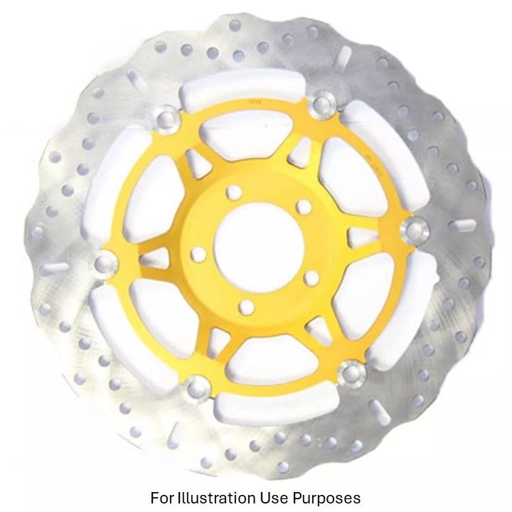 EBC Steel Float Cont X Brake Disc FLHS for Kawasaki ZR 1100 Zephyr 1100 RS 2002